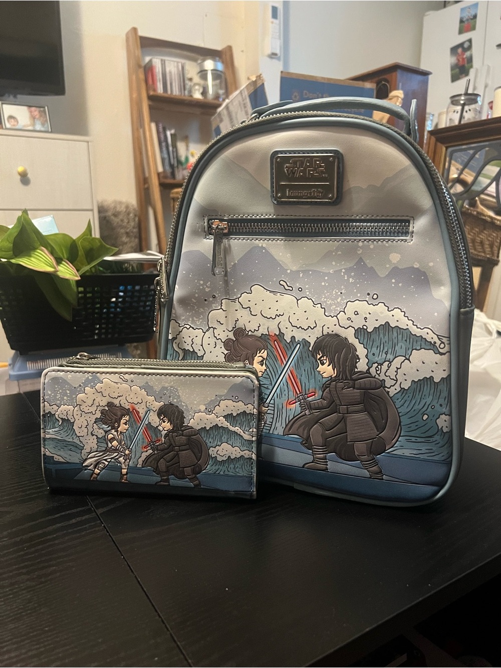 “Mixed Emotions” Star Wars Loungefly Backpack and Wallet